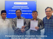 Penandatanganan Perjanjian Kerjasama Universa dengan Laznas AQL